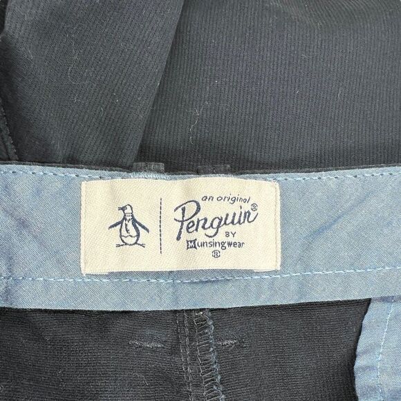 Penguin Men's Blue Flat Front Shorts - Picture 8 of 9